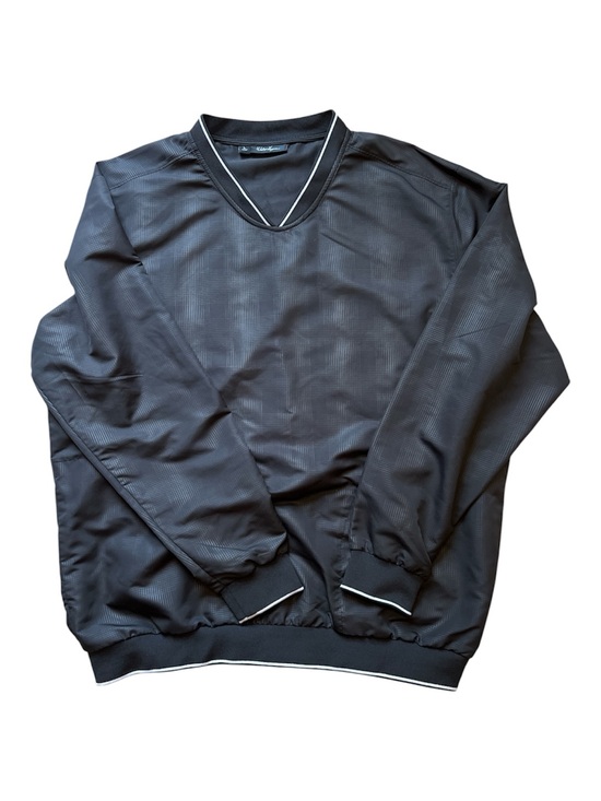 Walter Hagen Other - Walter Hagen Men’s Size L Black V-Neck Long Sleeve Golf Windshirt Pullover